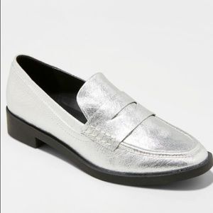 A New Day Bernadette Vegan Leather Metallic Loafer